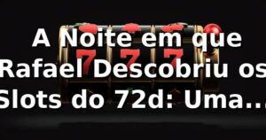 🏎️ A Noite em que Rafael Descobriu os Slots do 72d: Uma Corrida pela Sorte